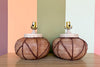 Pair of Island Chic Ceramic Lamps