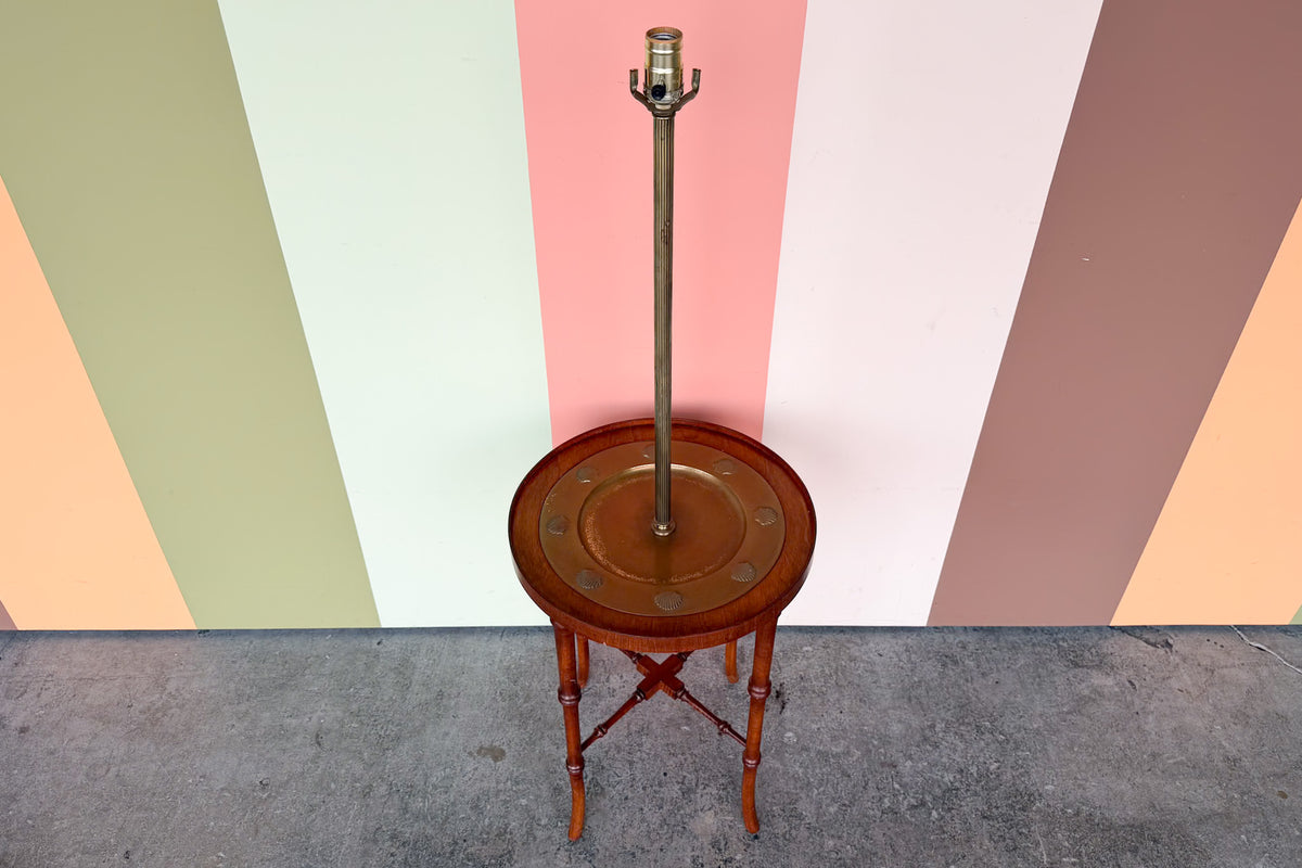 Frederick Cooper Shell Motif Wood Table Lamp