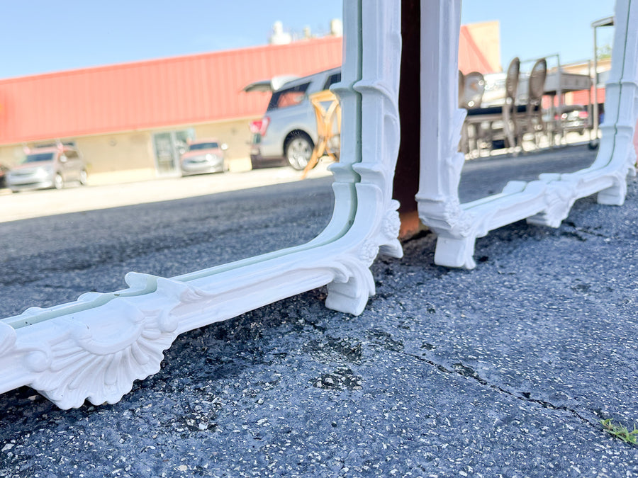 Pair of Shell Motif Mirrors