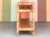 Coastal Rattan Wrapped Console