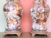 Pair of Old Florida Seashell Lamps