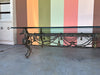 Wrought Iron Seahorse and Tassel Coffee Table