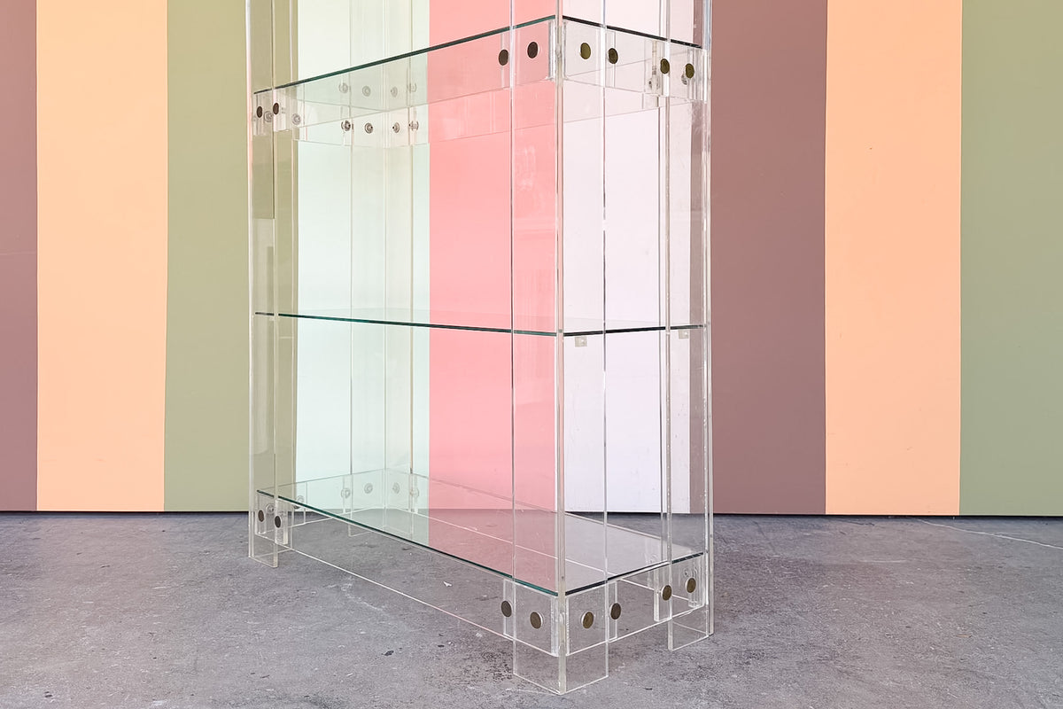 Lucite Etagere