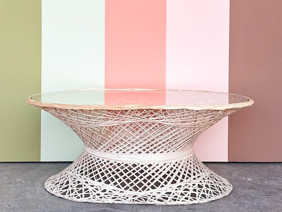 Marbled Pink Webspun Coffee Table
