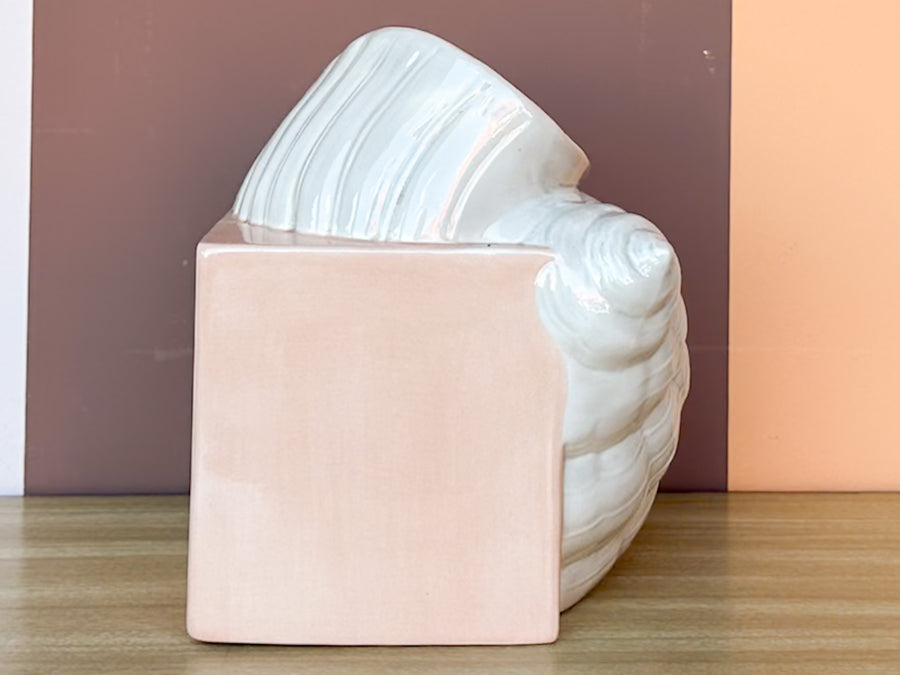 Ceramic Shell Tissue Box Cover
