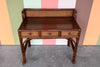 Tortoiseshell Rattan Writing Desk