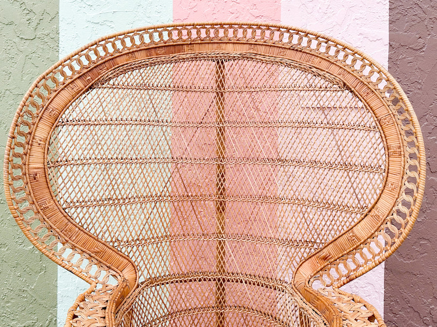 Fab Natural Rattan Peacock Chair