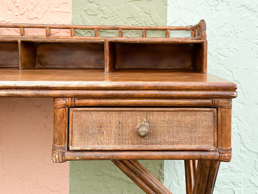 West Indies Style Rattan Desk
