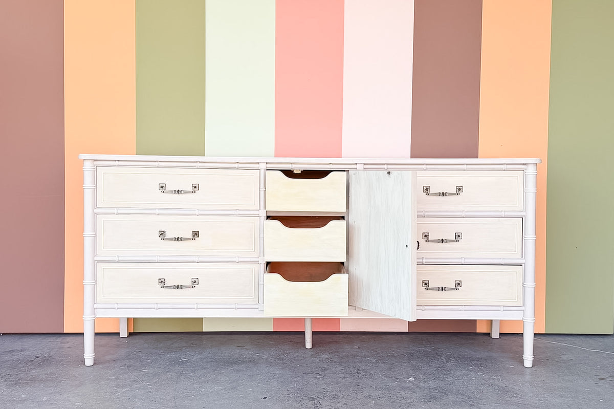 Henry Link Faux Bamboo Dresser