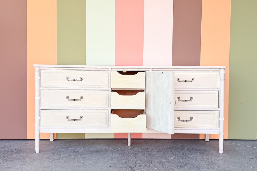 Henry Link Faux Bamboo Dresser
