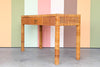 Coastal Chic Woven Rattan Desk