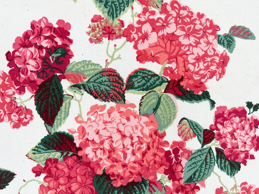 Pink Hydrangea Chintz Sofa
