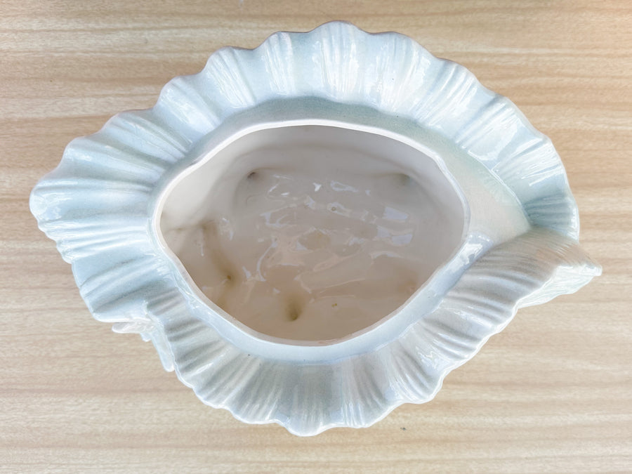 Seafoam Conch Shell Cachepot