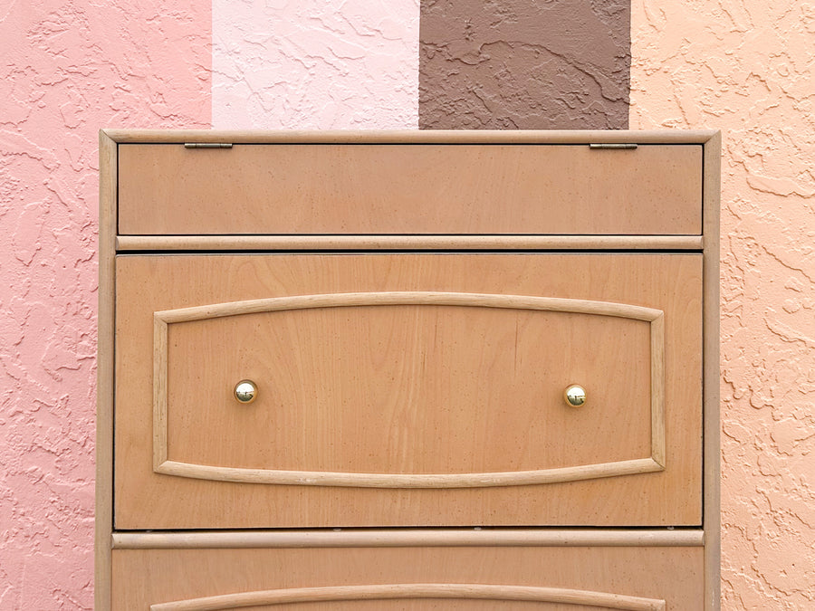 MCM Ficks Reed Wet Bar Cabinet