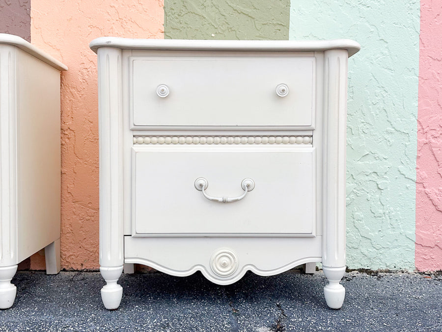 Pair of Dorothy Draper Style Nightstands