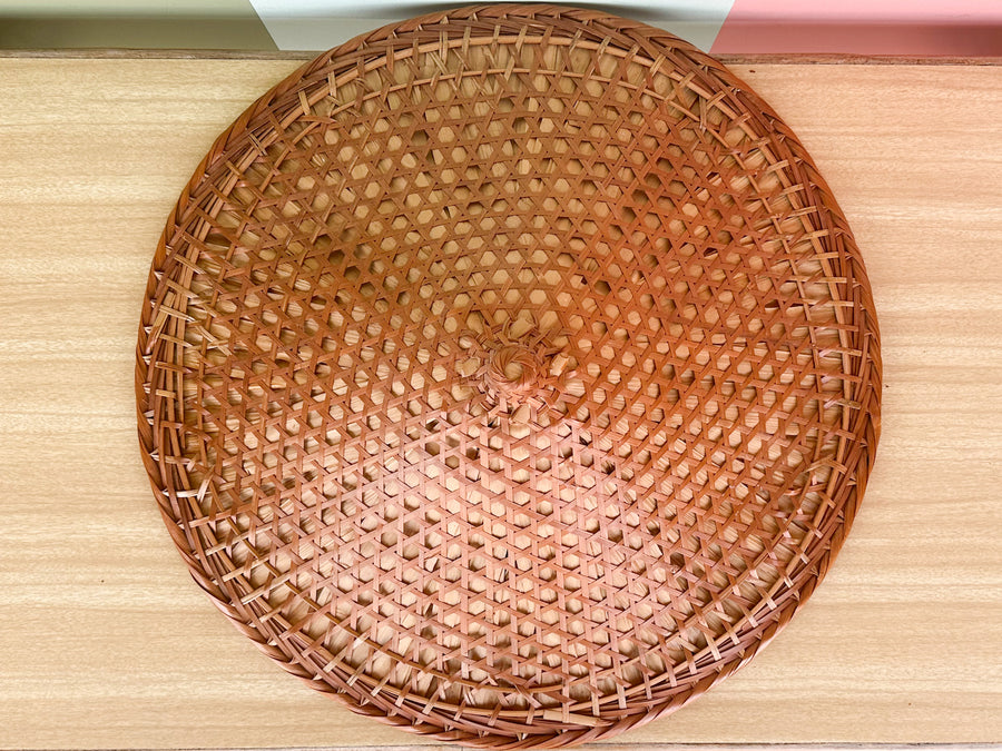 Trio of Cane and Rattan Hats