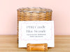 Palm Beach Regency Woven Candle - Blue Seaside