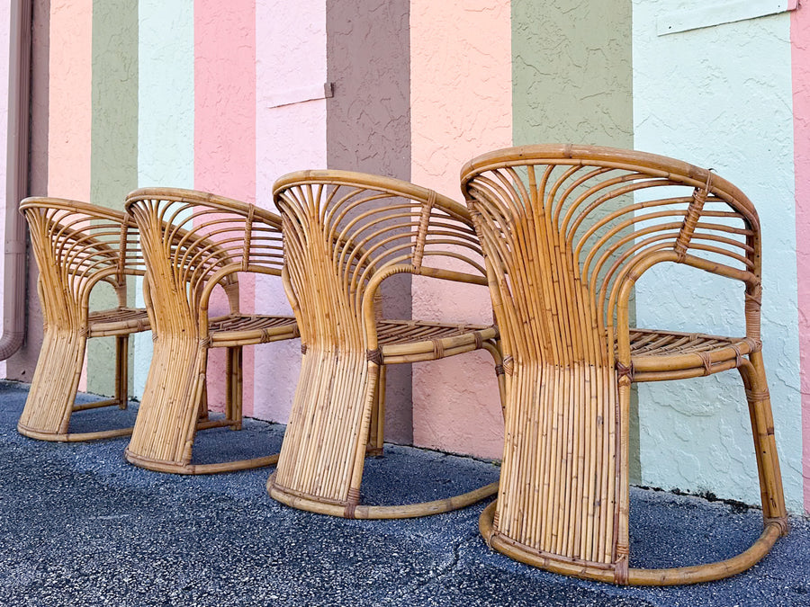Old Florida Rattan Dining Set