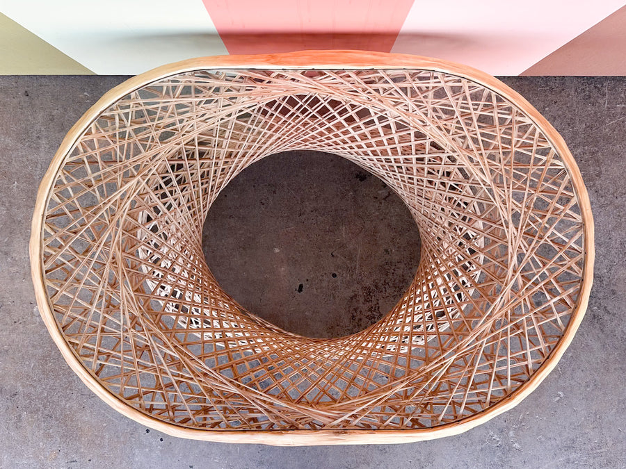 Marbled Pink Webspun Coffee Table