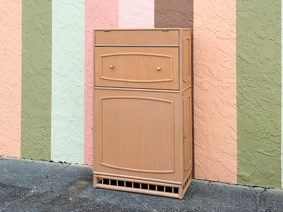 MCM Ficks Reed Wet Bar Cabinet