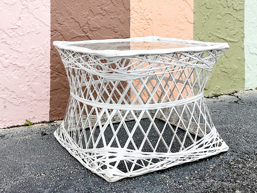 Webspun Outdoor Square Side Table