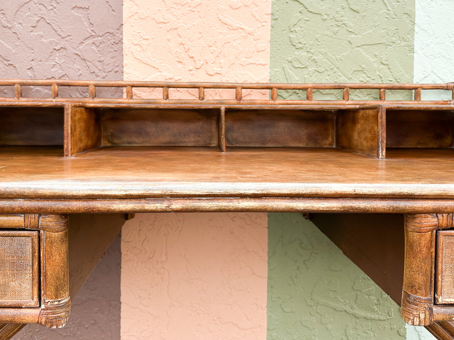 West Indies Style Rattan Desk