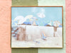 Beach Umbrellas Original Art by Lee Reynolds