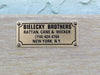 Pair of Bielecky Brothers Chippendale Rattan Full Headboards