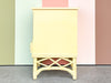 Yellow Ficks Reed Rattan Nightstand