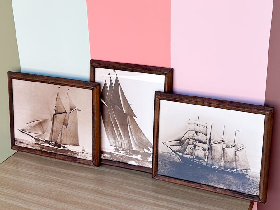 Sailing Ships Photo Reproduction Framed Art