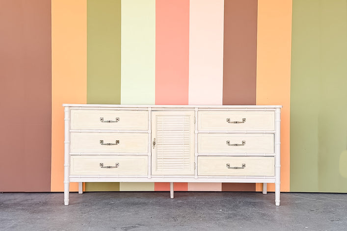 Henry Link Faux Bamboo Dresser
