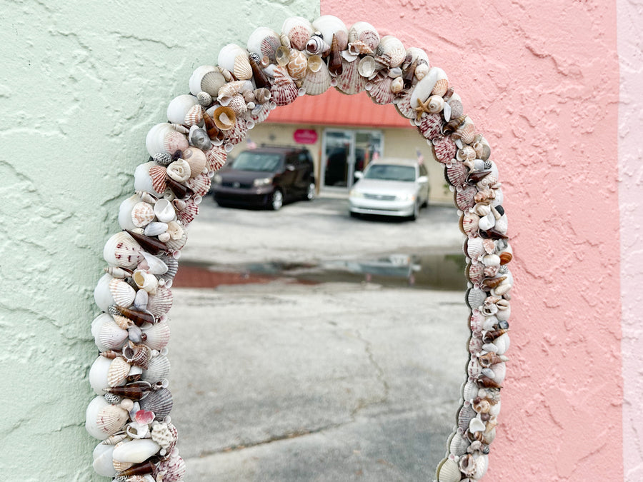 Old Florida Shell Mirror