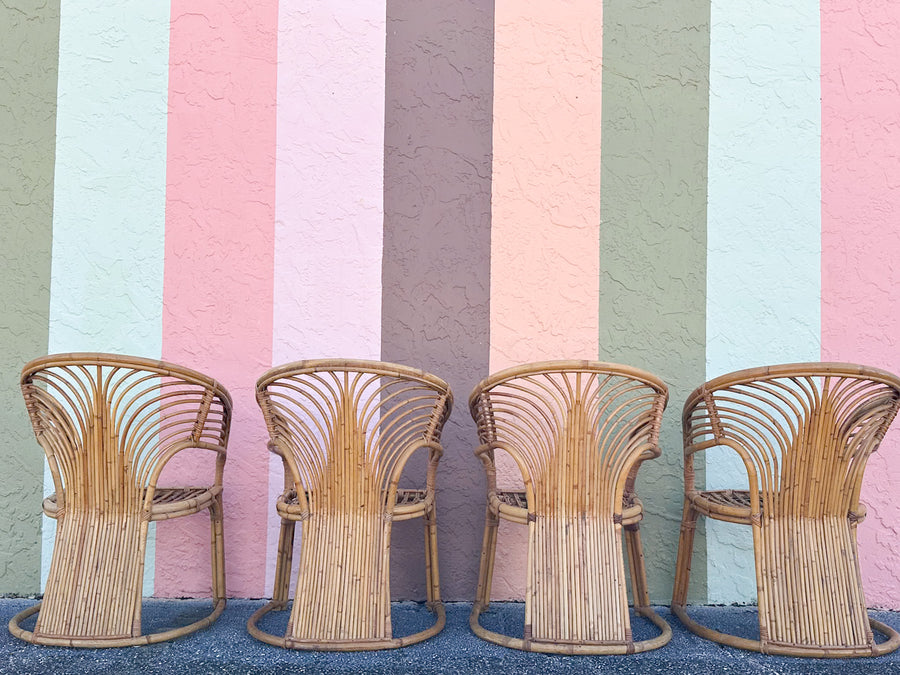 Old Florida Rattan Dining Set