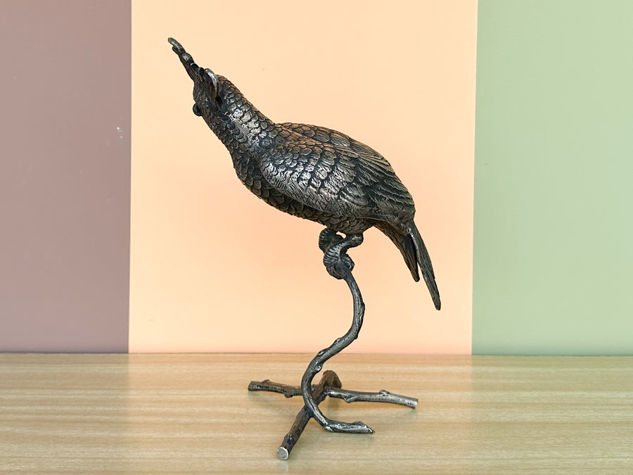 Large Metal Cockatoo