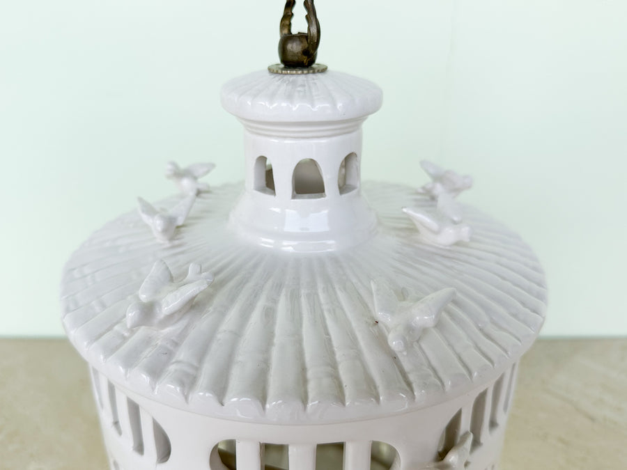 Cute Ceramic Bird Cage