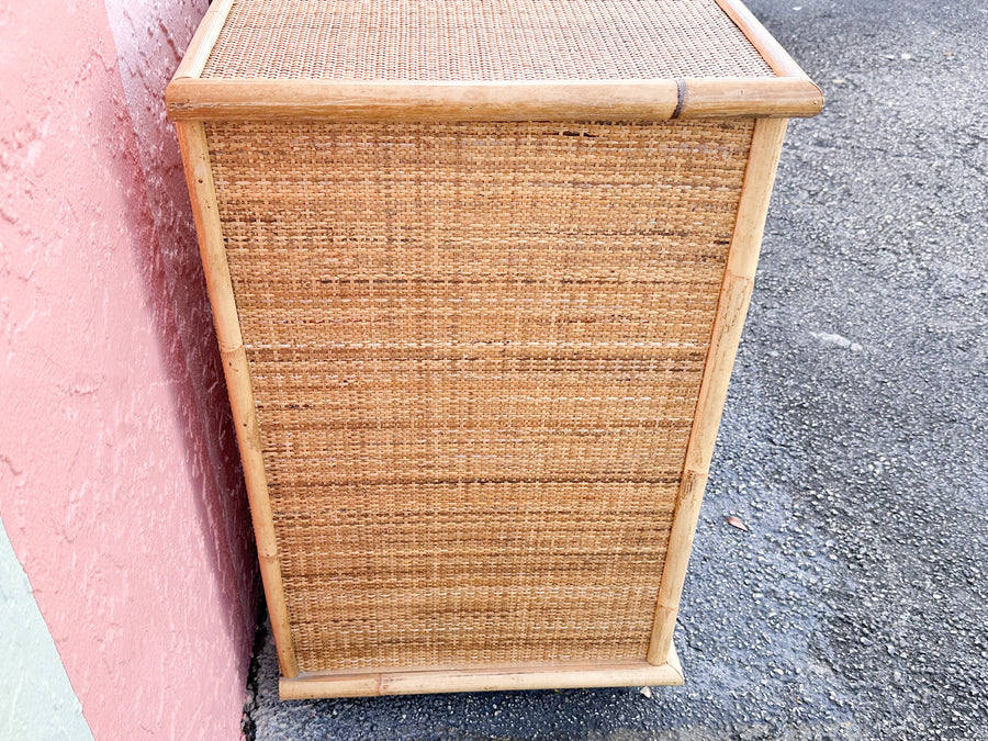 Italian Rattan and Seagrass Server