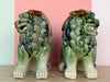 Pair of Green Foo Dogs