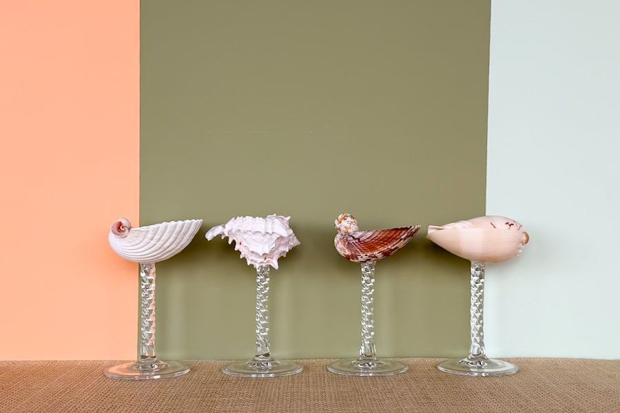Set of Four Shell Coupes