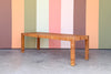 Bielecky Style Rattan Wrapped Coffee Table