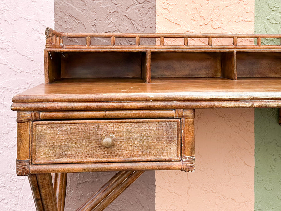 West Indies Style Rattan Desk