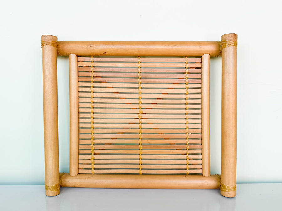 Set of Three Bamboo Trays