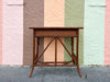 Petite West Indies Style Rattan Writing Desk