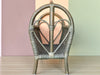 Green Rattan Magazine Rack