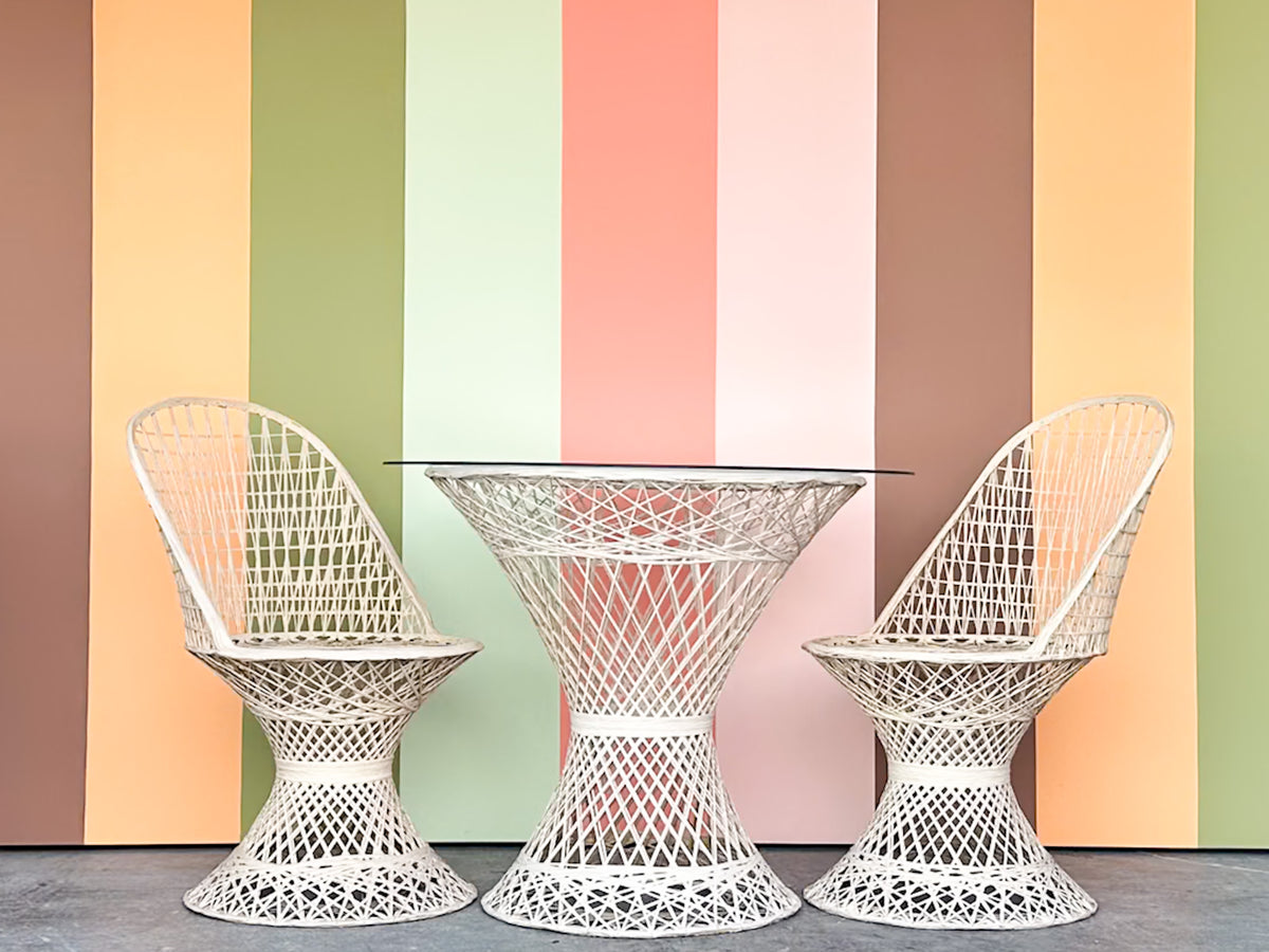Kips Bay Show House Webspun Outdoor Bistro Set