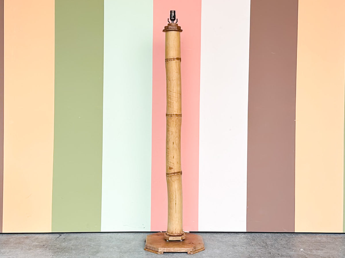 Old Florida Bamboo Floor Lamp