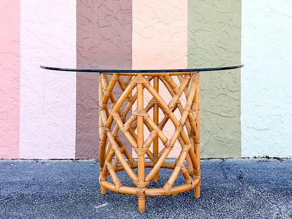 Chippendale Rattan Dining Table