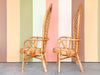 Pair of Palm Frond Accent Chairs