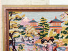 Colorful Pagoda Scene Needlepoint