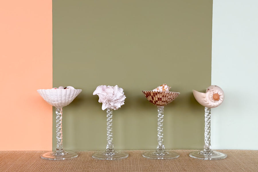Set of Four Shell Coupes