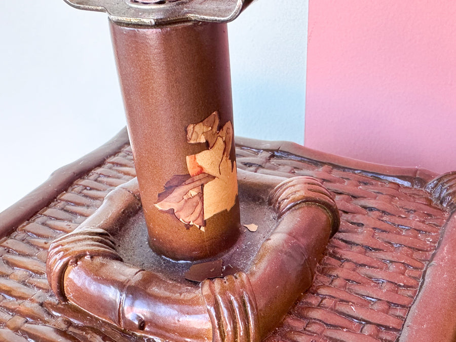 Pair of Tiki Chic Palm Tree Lamps